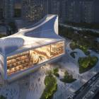 Дизайн одной из крупнейших библиотек Китая — современный каньон книг